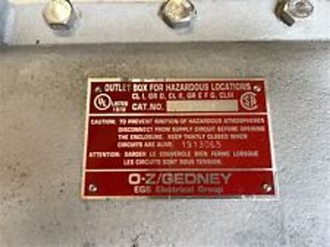 o-z gedney cast iron junction box|OZ Gedney YR080806 :: CAST IRON JUNCTION BOX .